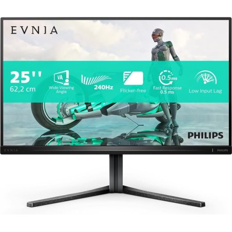 Philips Evnia 3000 25M2N3200W 25" Full HD HDMI DisplayPort Monitor - Stunning 240Hz Performance for Gaming Excellence!